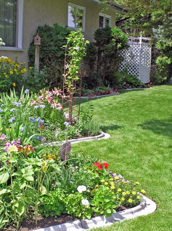 Decorative Curbing in Gardens