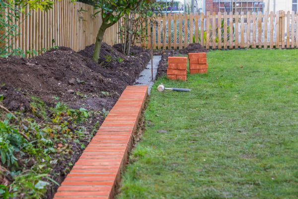 Landscape Curbing Installation